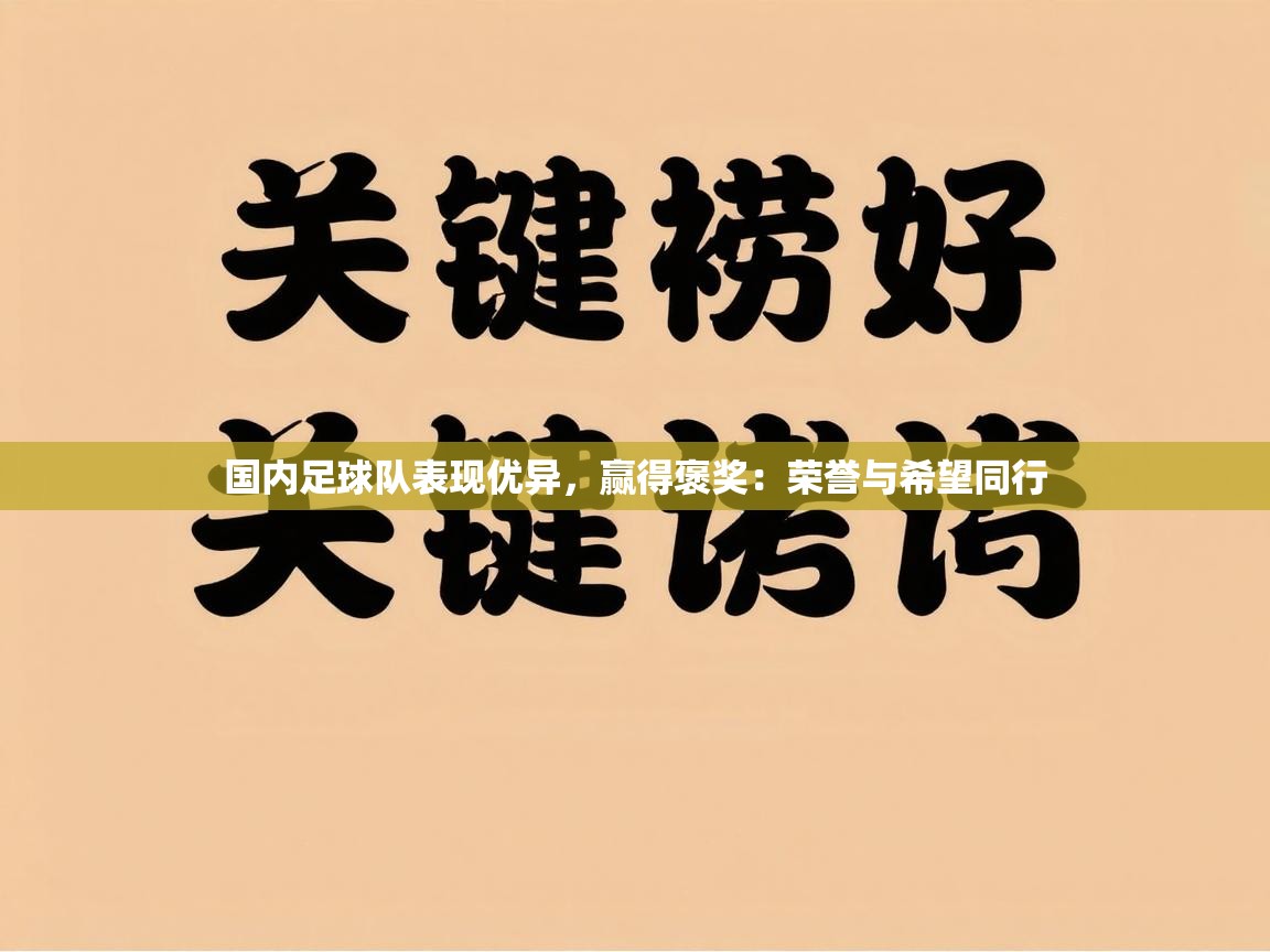 国内足球队表现优异，赢得褒奖：荣誉与希望同行  第1张