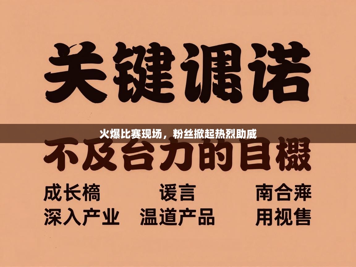 火爆比赛现场，粉丝掀起热烈助威  第1张